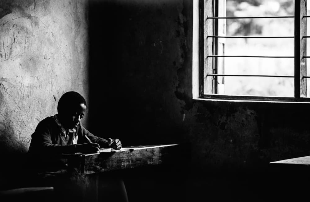 Learning By Window Light by Vedran Vidak — canvas wall art