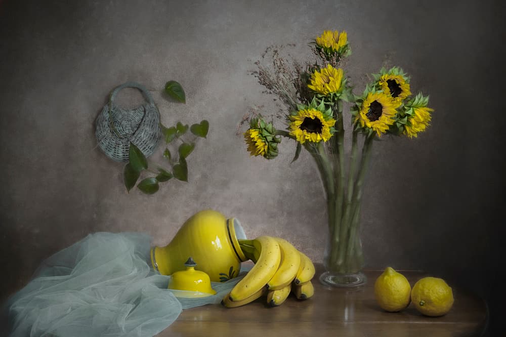 Golden Harvest Still by Lydia Jacobs — canvas wall art