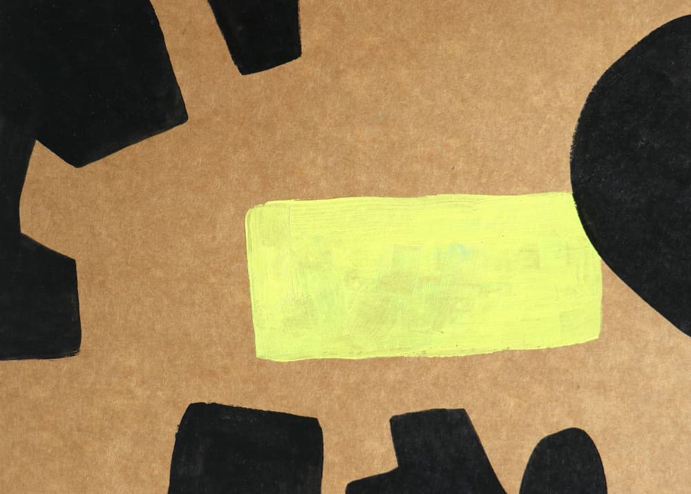 Modern Abstract Shapes by Santhosh ch — canvas wall art