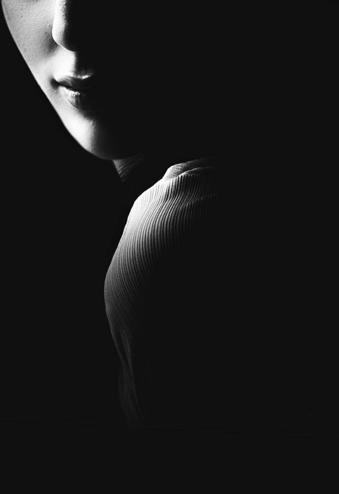 Woman In Shadow by Toni Fidanza — canvas wall art