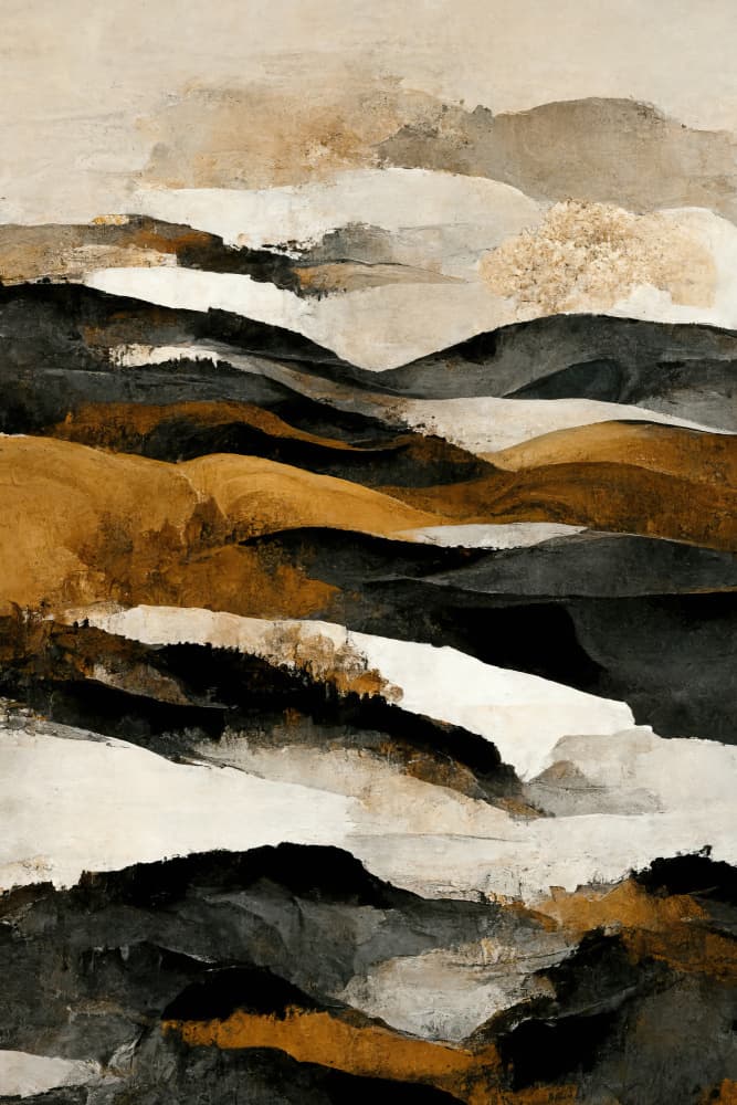 Golden Horizons by Treechild — canvas wall art