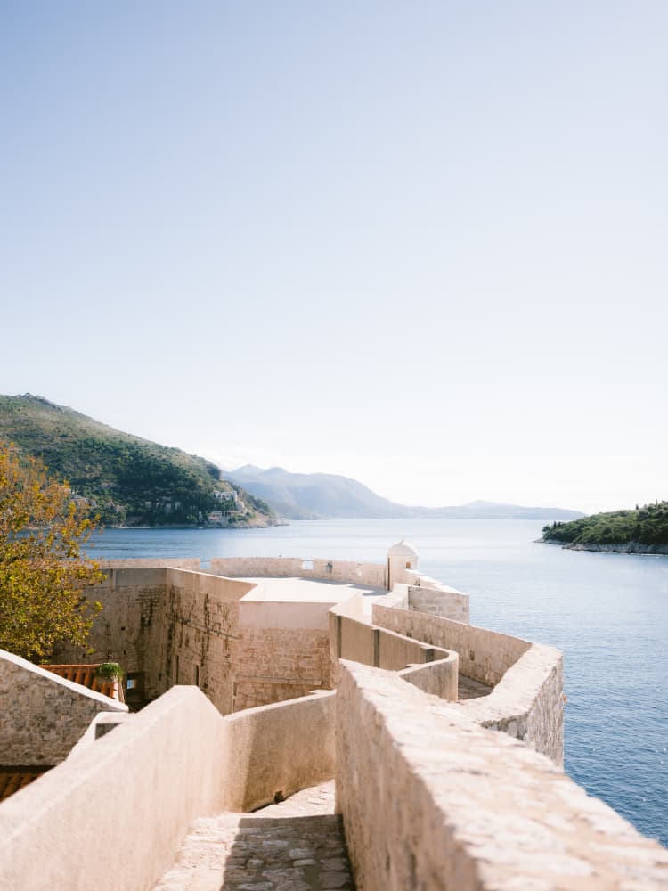 The Dubrovnik Wall by Raisa Zwart — canvas wall art