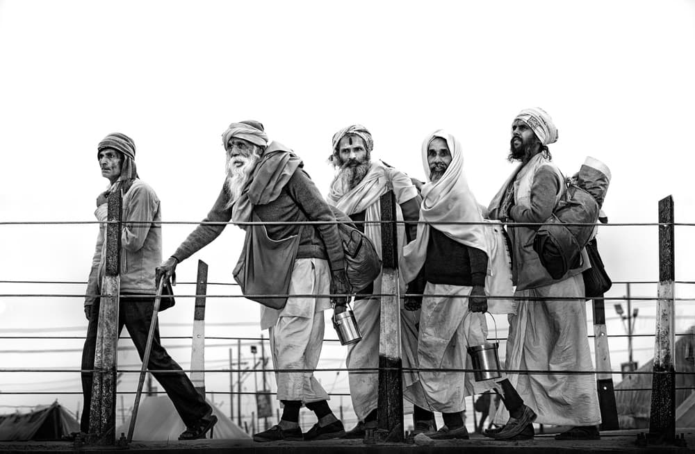 Pilgrims on a Journey by Giovanni Cavalli — canvas wall art