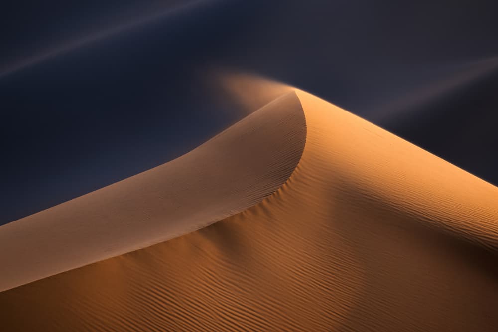 Golden Desert Dune by Yuhan Liao — canvas wall art