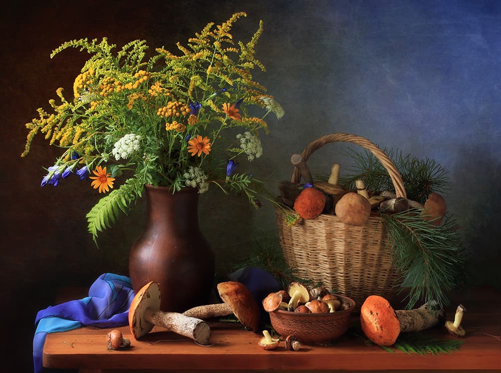 Autumn Harvest Still Life by Tatyana Skorokhod — canvas wall art