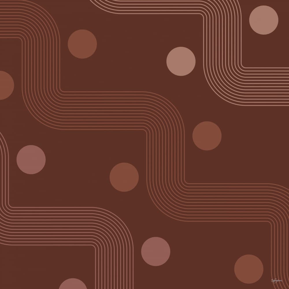 Abstract Brown Flow by Sue Skellern — canvas wall art