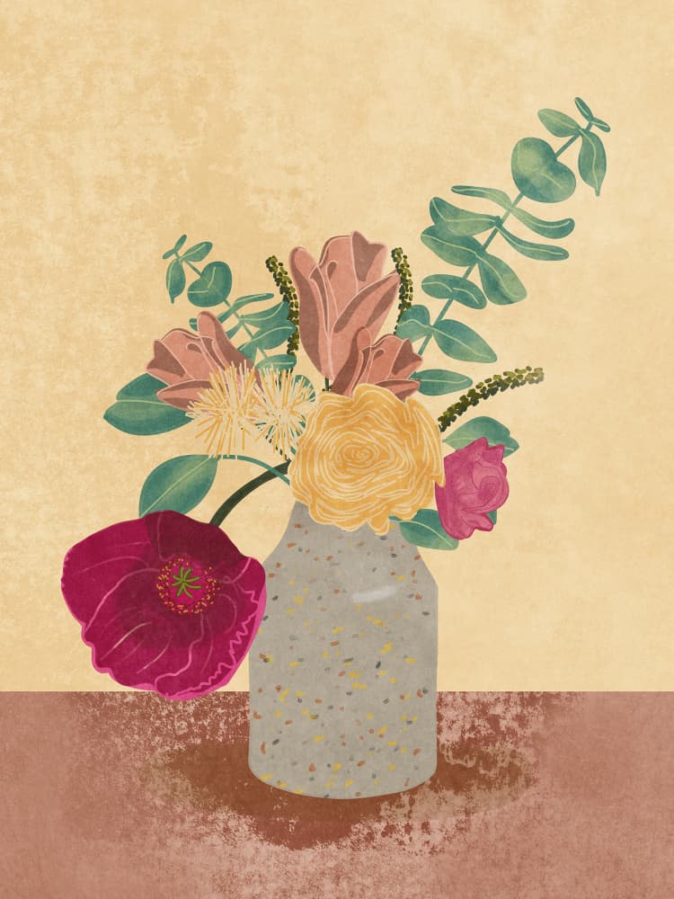 Arranged Flowers by Raissa Oltmanns — canvas wall art
