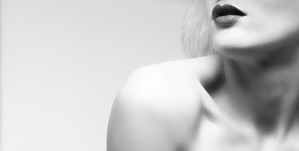Dark Lips Elegance by Howard Ashton-Jones — canvas wall art