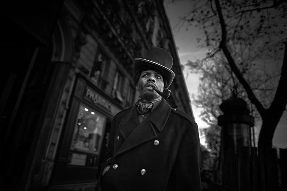 Mysterious Man Top Hat by Christophe Debon — canvas wall art