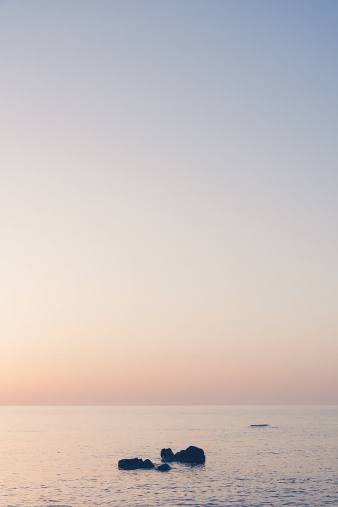 Peaceful Ocean Rocks by Photolovers — canvas wall art