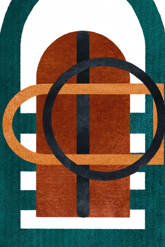 Abstract Architectural Forms by Iuliana Corbu — canvas wall art