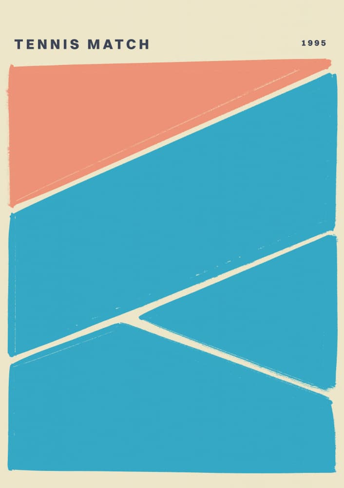 Tennismatch1995no02 by Treechild — canvas wall art