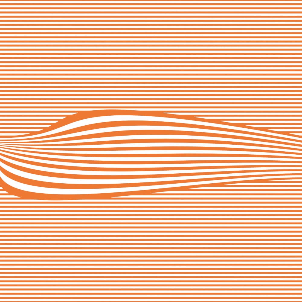 Striped Woman Illusion by Carlos Perez Del Moro — canvas wall art