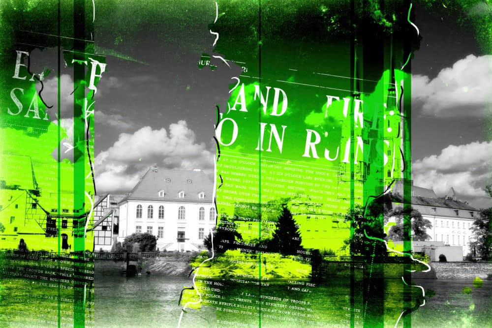 Historic Green Grunge by Rafal Kulik — canvas wall art