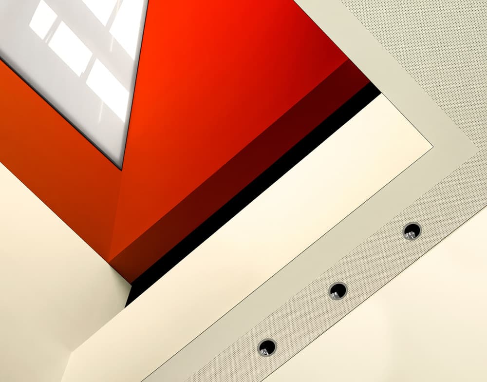 Modern Geometric Interior by Tomasz Buczkowski ( Tomush ) — canvas wall art