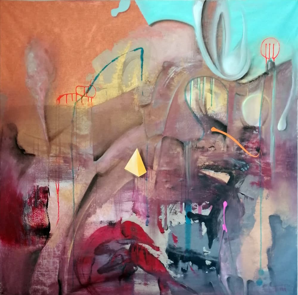 Dynamic Abstract Forms by Stefano Mazzolini — canvas wall art