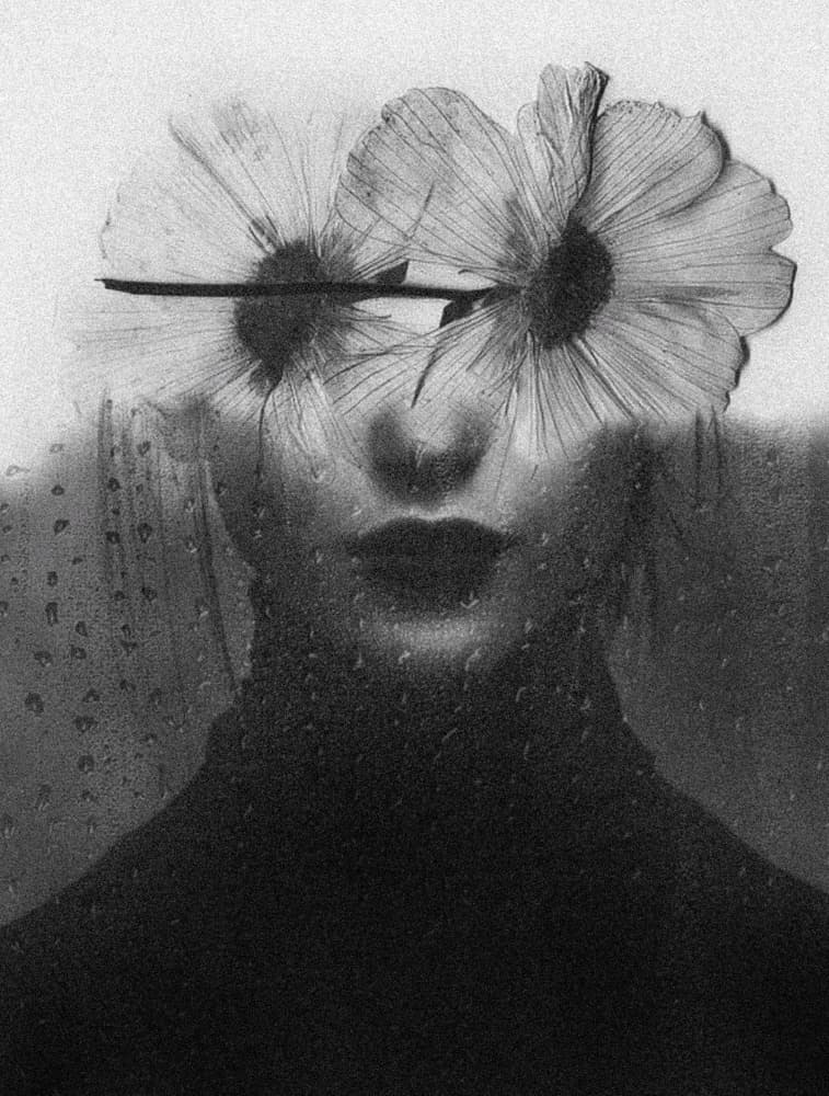 Melancholy Bloom by Ingrida Urbonavičienė — canvas wall art