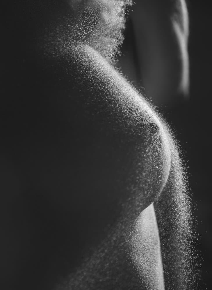 Water Droplets Skin by Paolo Lazzarotti — canvas wall art