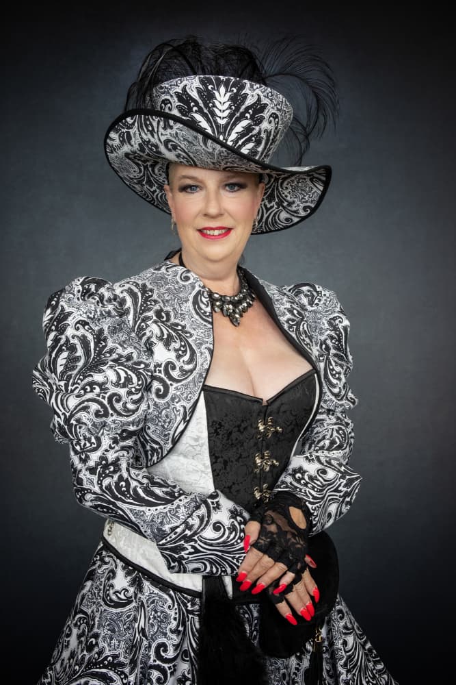 Victorian Fashion Portrait by Daniel Springgay — canvas wall art