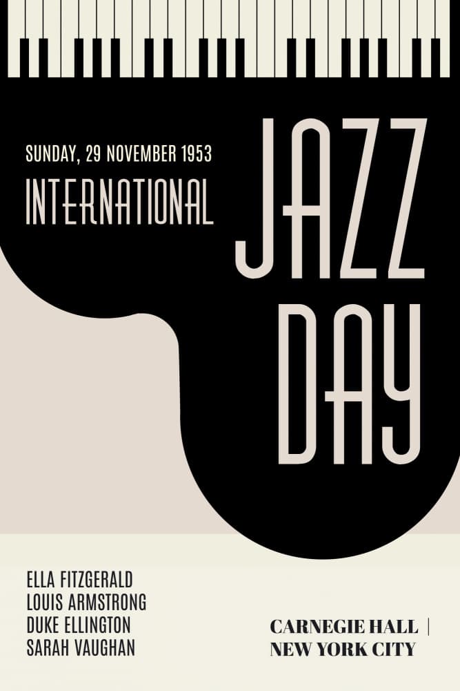 Jazzy Days by Kubistika — canvas wall art