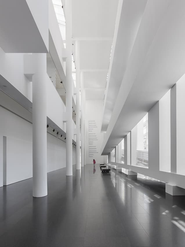 Minimalist Gallery Space by Jose Beut — canvas wall art