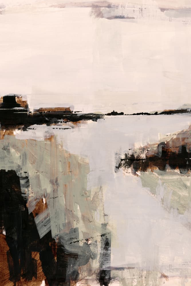 Muted Coastal Landscape by cartissi — canvas wall art