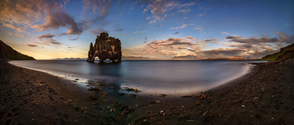 Majestic Sea Stack Dusk by Wojciech Kruczynski — canvas wall art