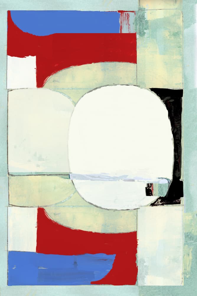 Modern Abstract Geometric Colors by cartissi — canvas wall art