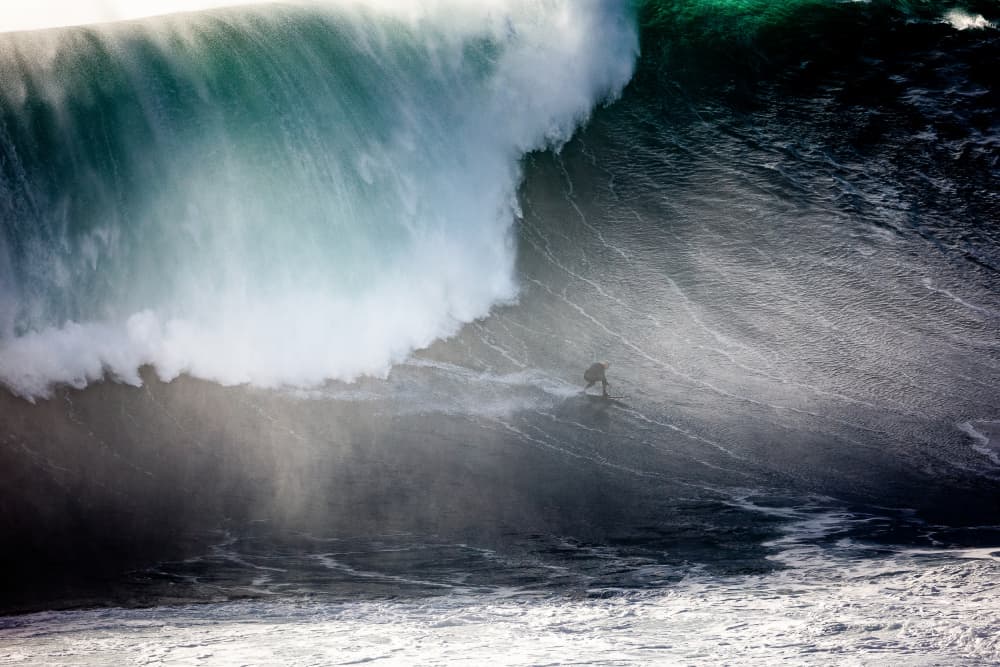 Powerful Ocean Wave Ride by Rui David — canvas wall art