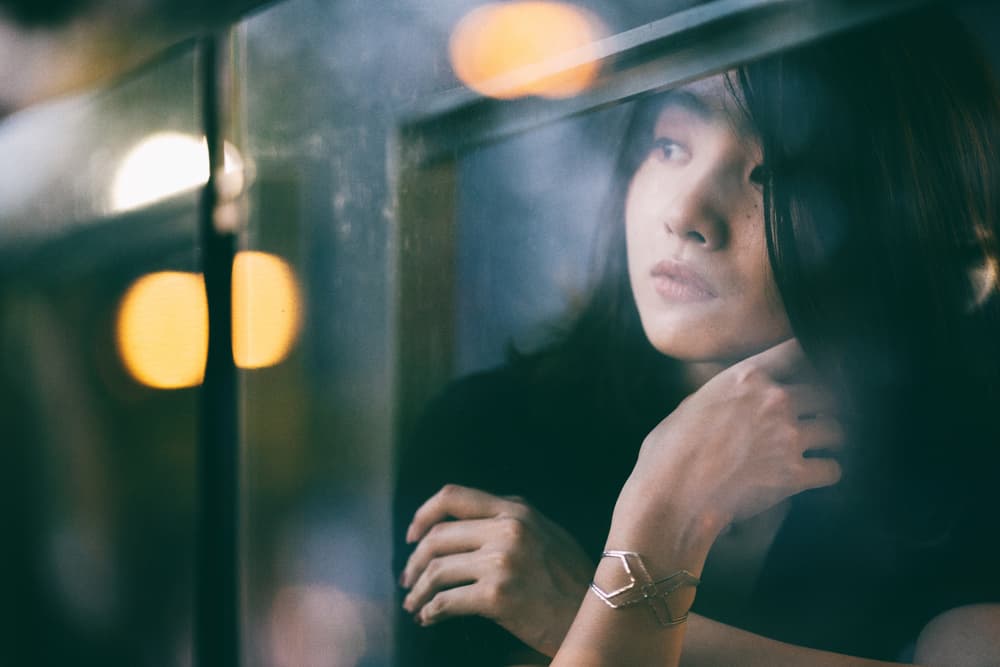 Thoughtful Night Reflection by Daisuke Kiyota — canvas wall art