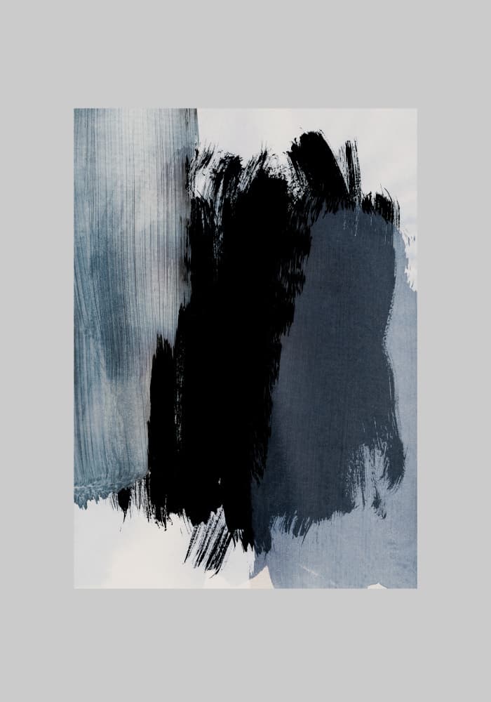 Abstract Brush Strokes 15 by Mareike Böhmer — canvas wall art