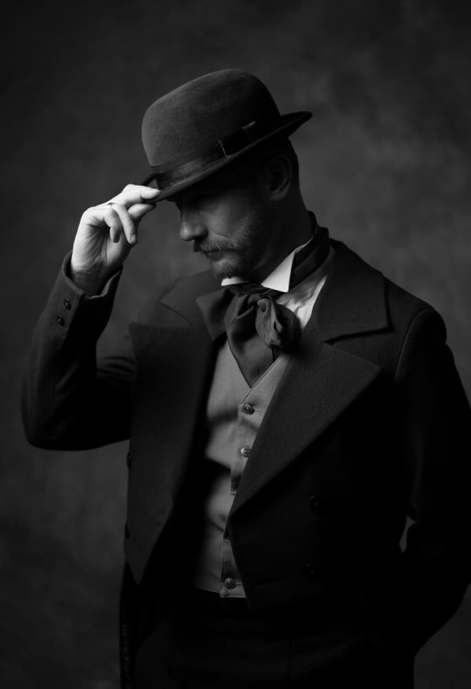 Thoughtful Victorian Gentleman by Oles Paritskiy — canvas wall art