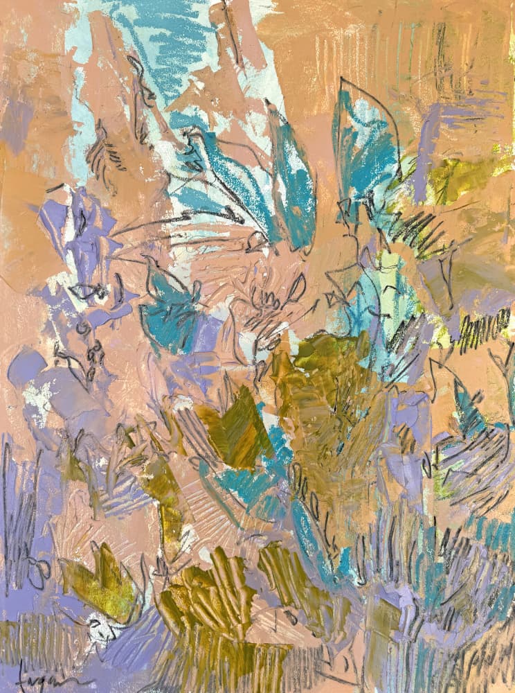 Soft Botanical Impression by Dorothy Fagan — canvas wall art
