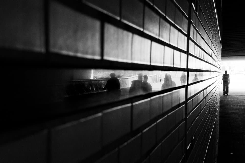 Solitary Tunnel Walk by Fernando Coelho — canvas wall art