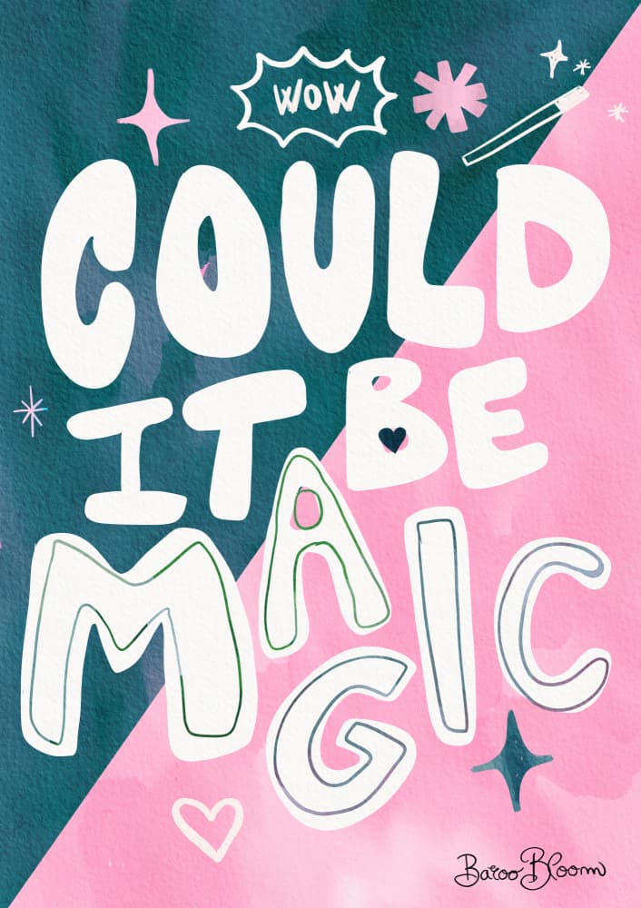 Could It Be Magic by Baroo Bloom — canvas wall art