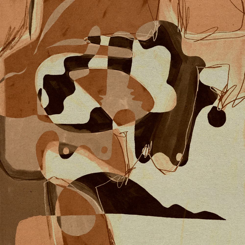 Becoming 3 by Shatha Al Dafai — canvas wall art