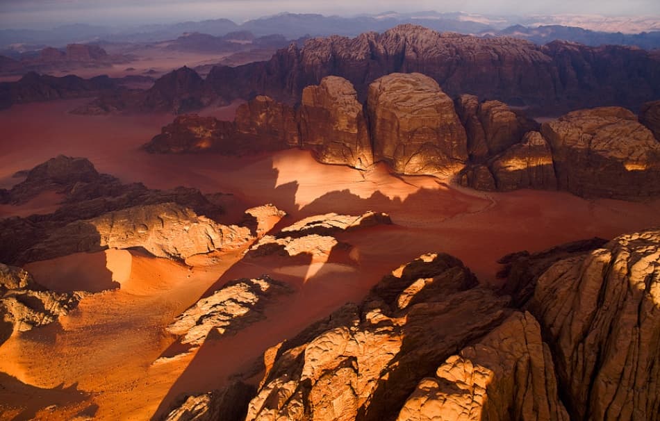Warm Desert Shadows by Karsten Wrobel — canvas wall art
