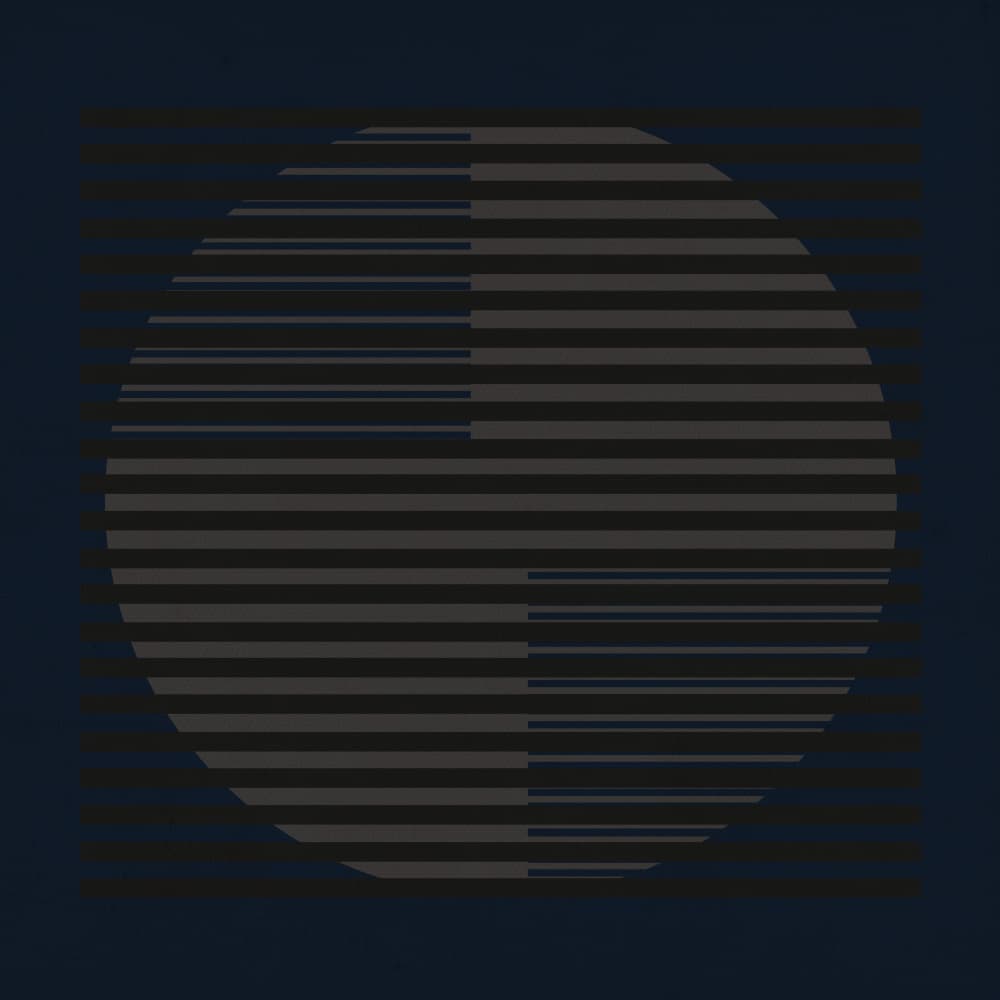 Modern Divided Circle by Carlos Perez Del Moro — canvas wall art
