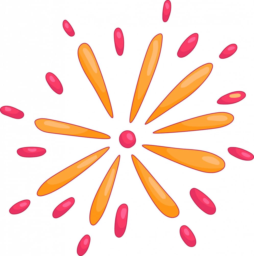 Vibrant Color Burst by Marika Barsrsind β canvas wall art