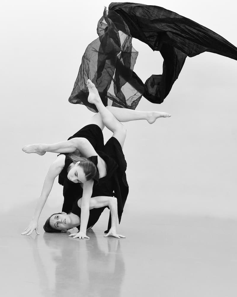 Graceful Dance Movement by Anna Wan — canvas wall art