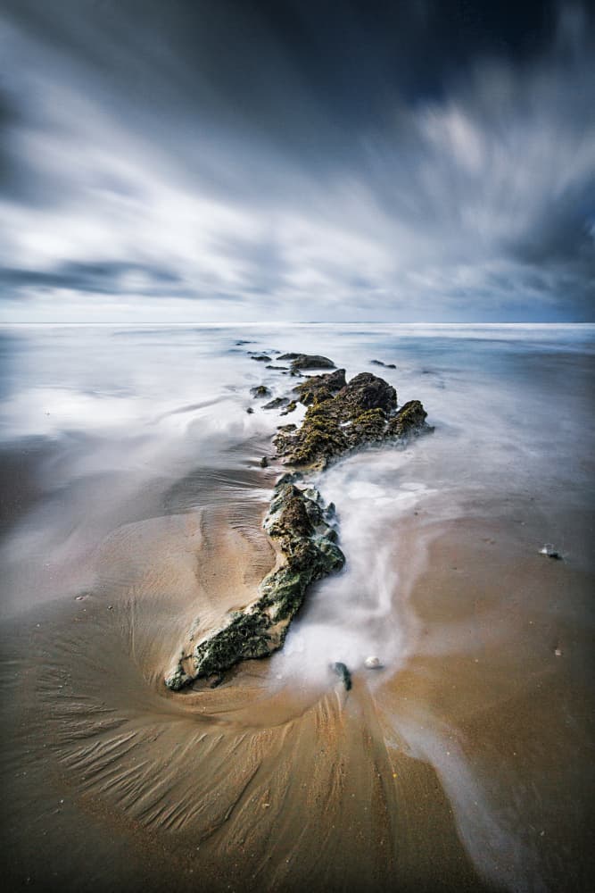Tranquil Sea Rocks by Juan Marín Gómez — canvas wall art
