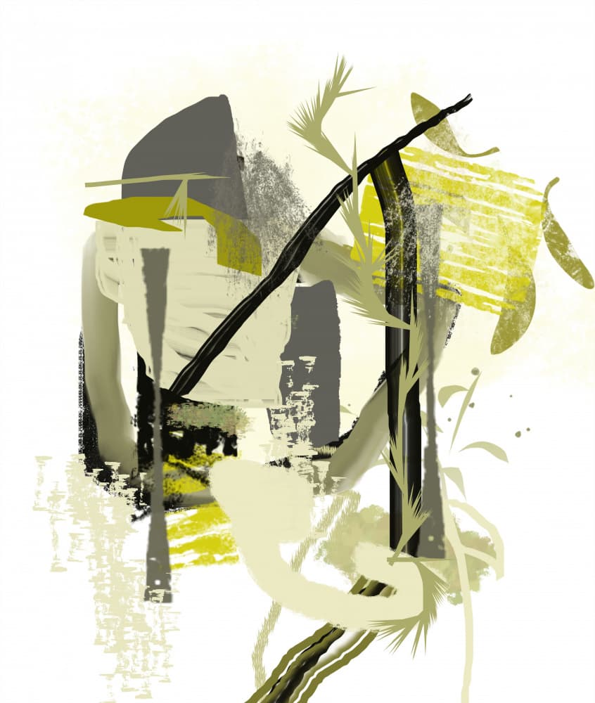 Modern Organic Abstract by Pelin Atilla — canvas wall art
