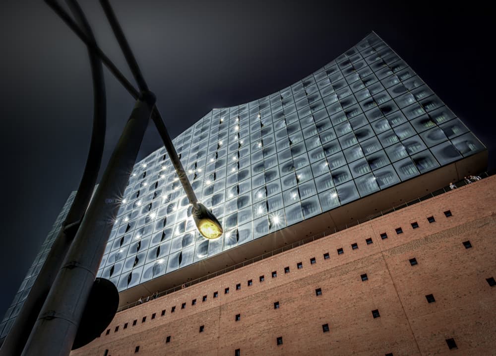 Shimmering City Building by Stephan Rückert — canvas wall art