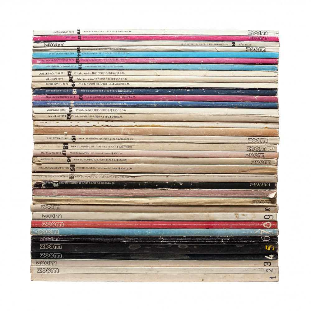 Vintage Magazine Stack by PASLIER Morgan — canvas wall art