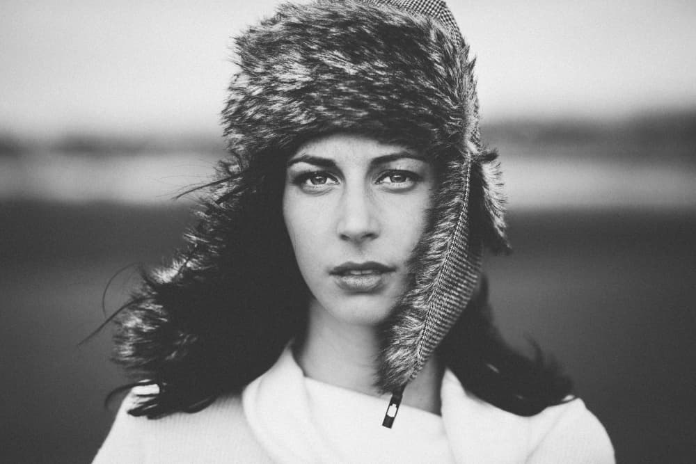 Intense Winter Gaze by Nir Amos — canvas wall art