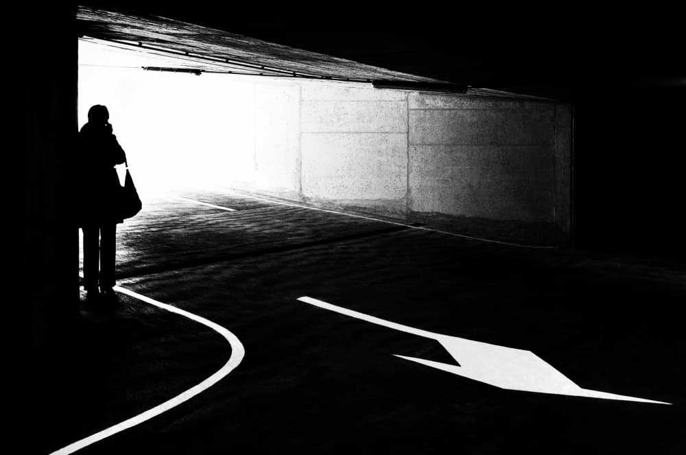 Tunnel to Light by Samanta Krivec — canvas wall art