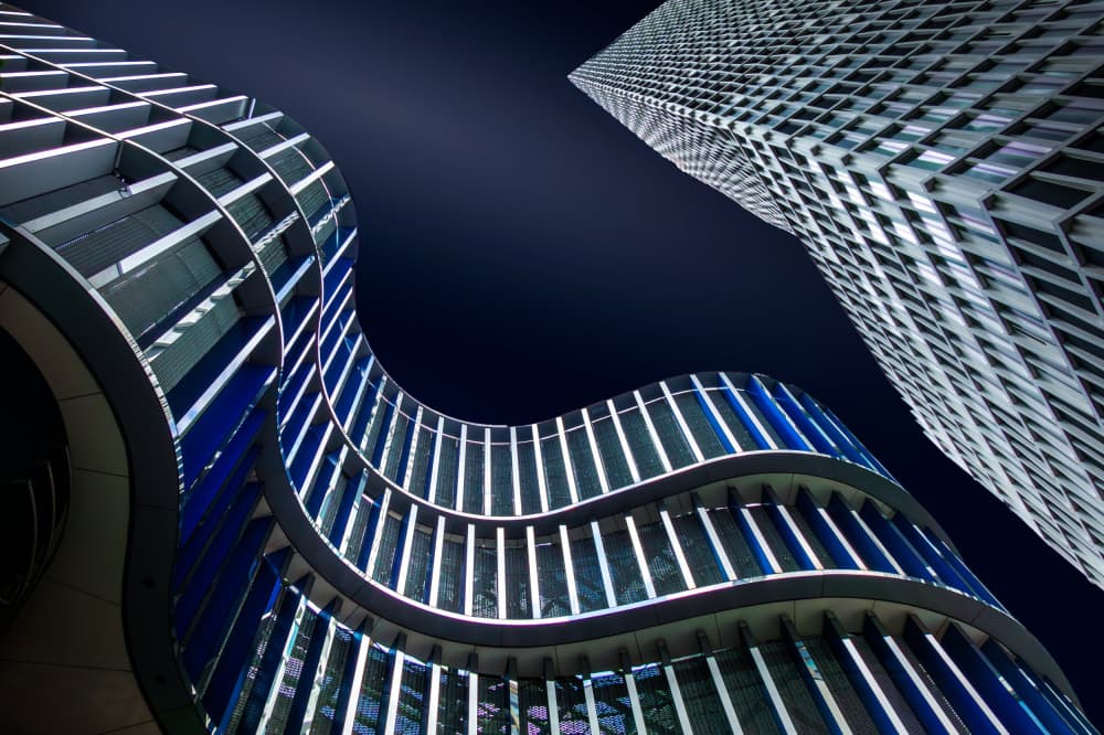 City Curves And Angles by Stephan Rückert — canvas wall art