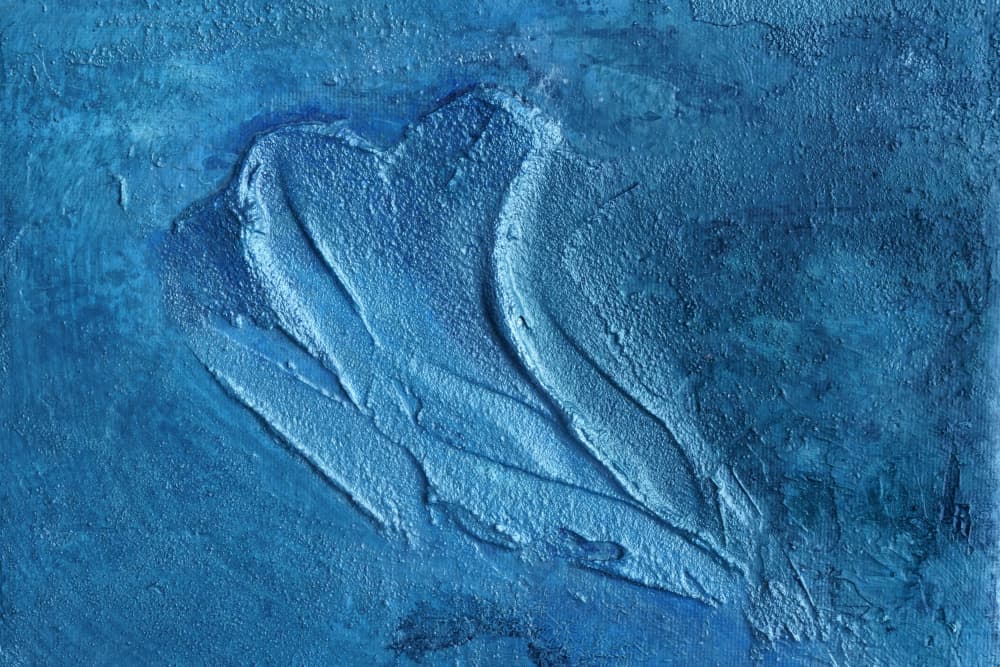 Deep Blue Waves by Bilge Paksoylu — canvas wall art