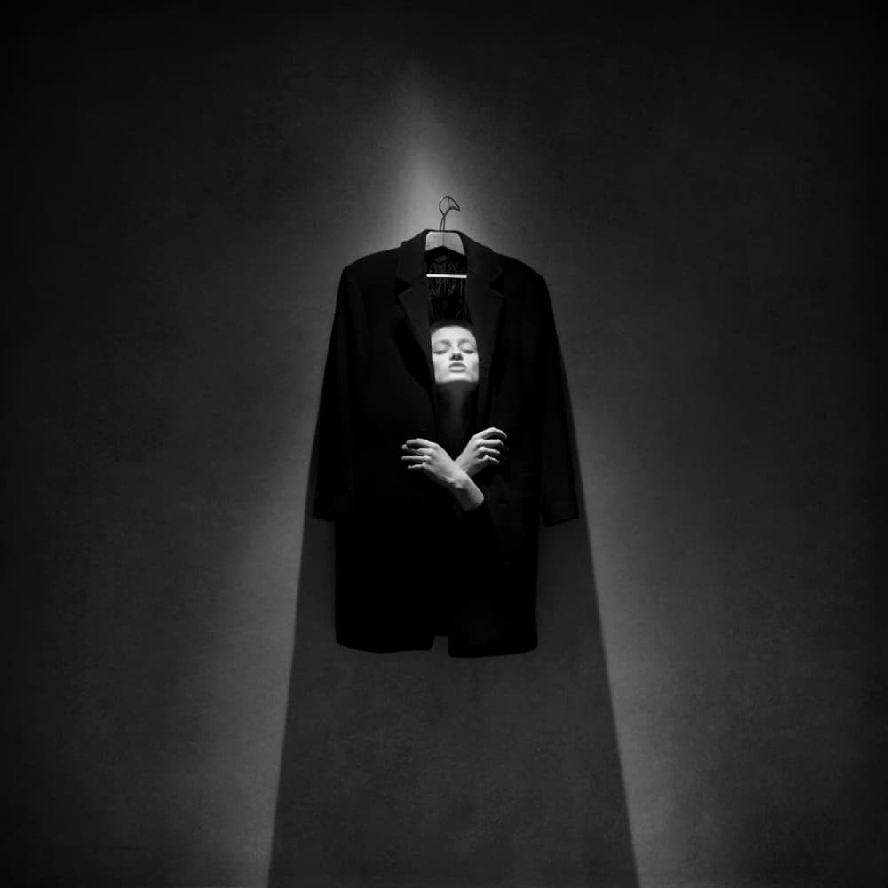 Enigmatic Coat Portrait by Yaroslav Vasiliev-Apostol — canvas wall art