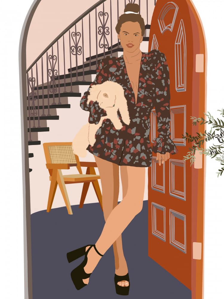 Chic Arrival by Emel Tunaboylu — canvas wall art